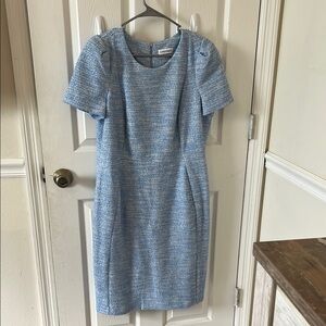 Calvin Klein Blue Mini Dress